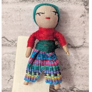 Mayan Arts Handcrafted Guatemalan Folk Art Doll